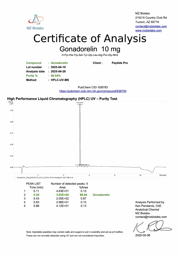 Gonadorelin - Image 2