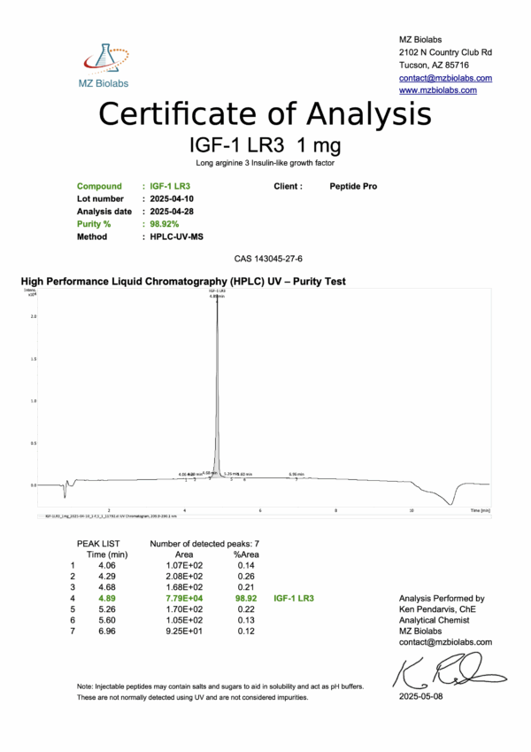IGF-1 LR3 - Image 2