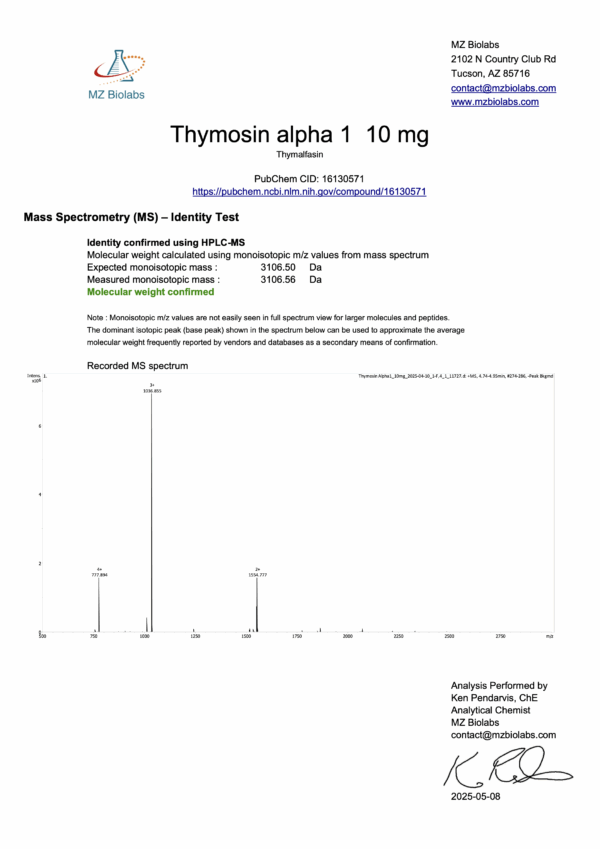 Thymosin Alpha 1 - Image 3