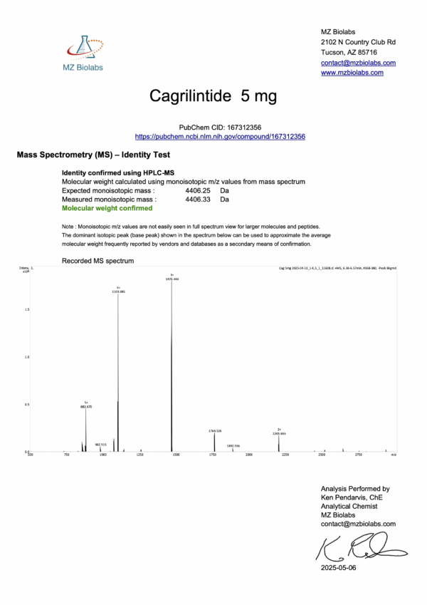 Cagrilintide 5mg - Image 3