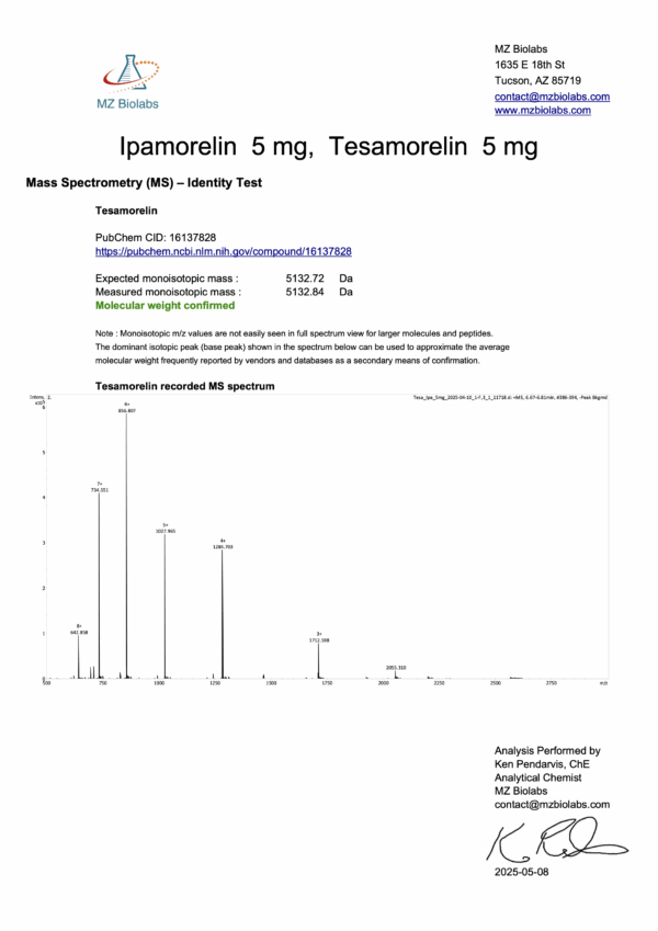 Tesamorelin+Ipamorelin Blend (5mg/5mg) - Image 4