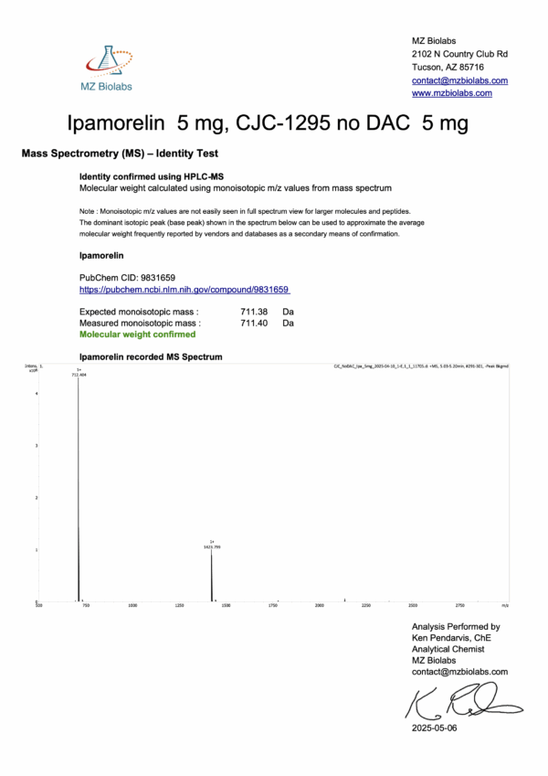 CJC-1295 No DAC / Ipamorelin 5MG Blend - Image 3