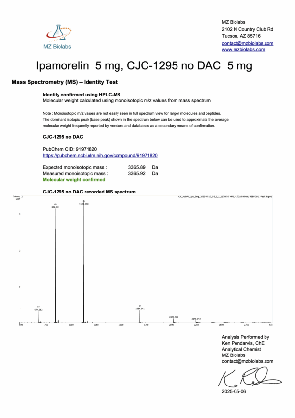 CJC-1295 No DAC / Ipamorelin 5MG Blend - Image 4